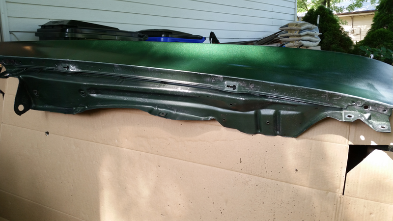 Most of the paint underneath was, unsurprisingly, in good shape.